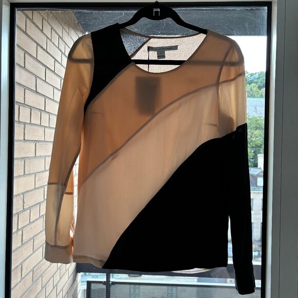 Sz0 Diane von Furstenberg Seraphina 100% Silk Long Sleeve Blouse - Runs large - Picture 10 of 14